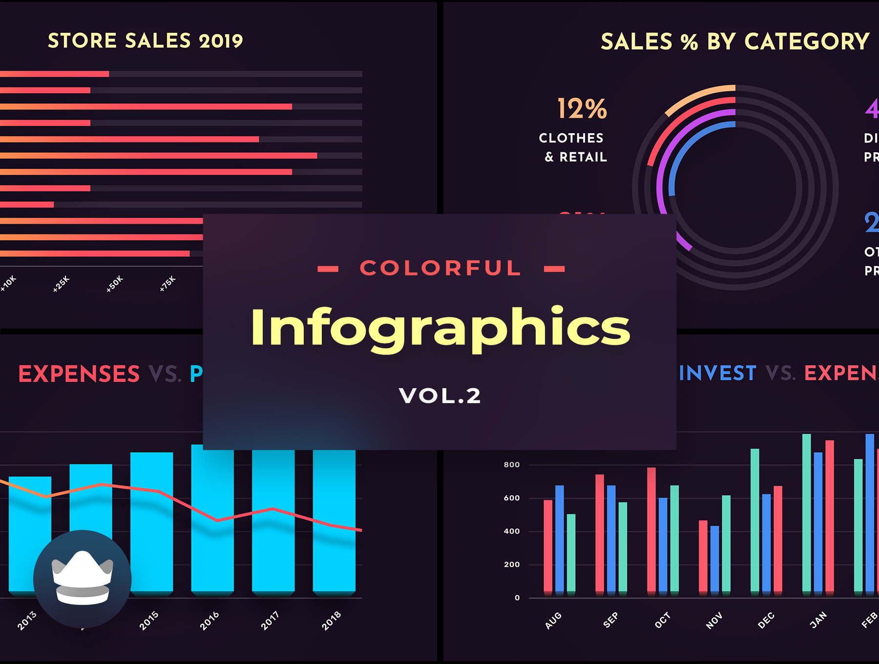 Colorful Infographics Vol.1