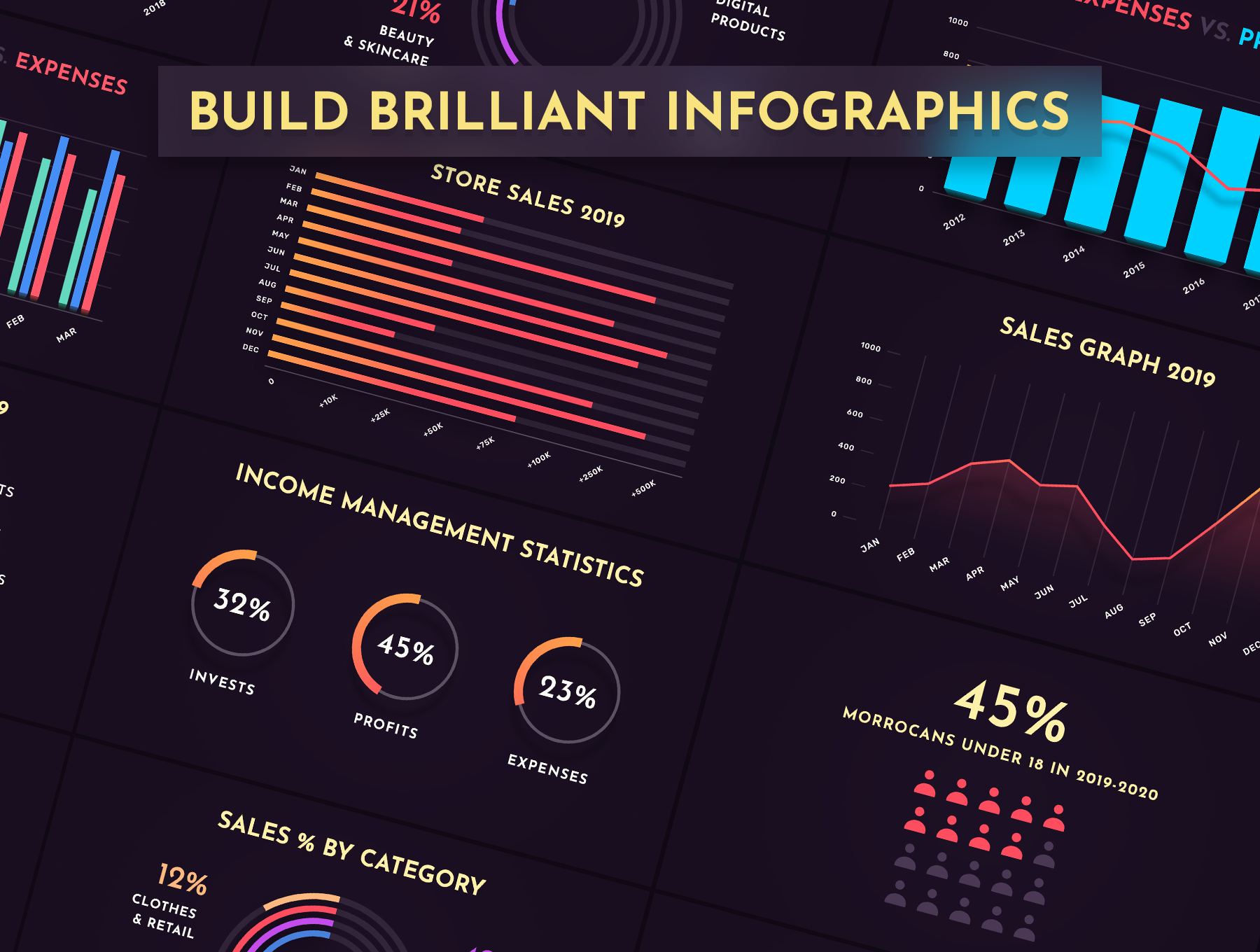 Colorful Infographics Vol.1