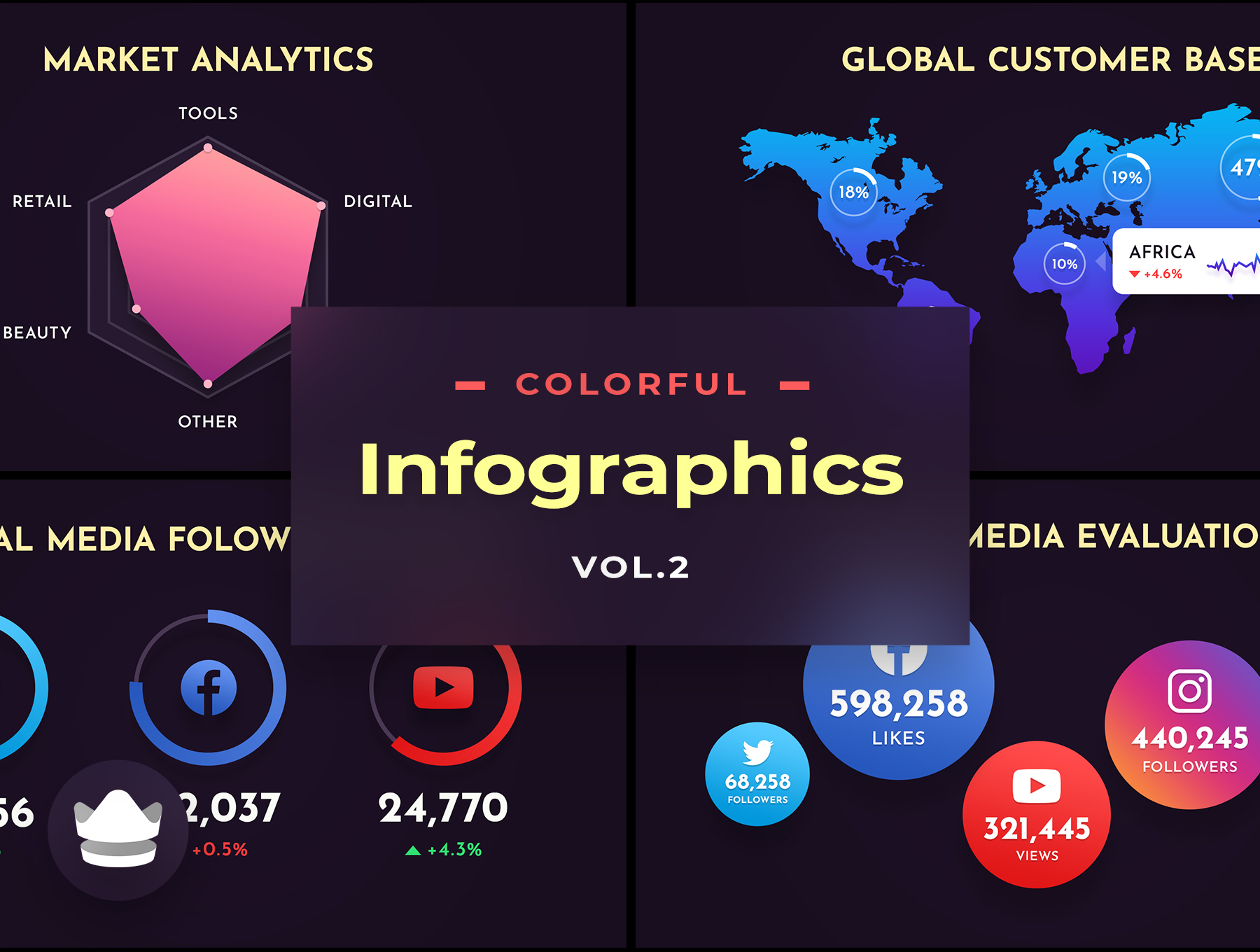 Colorful Infographics Vol.2