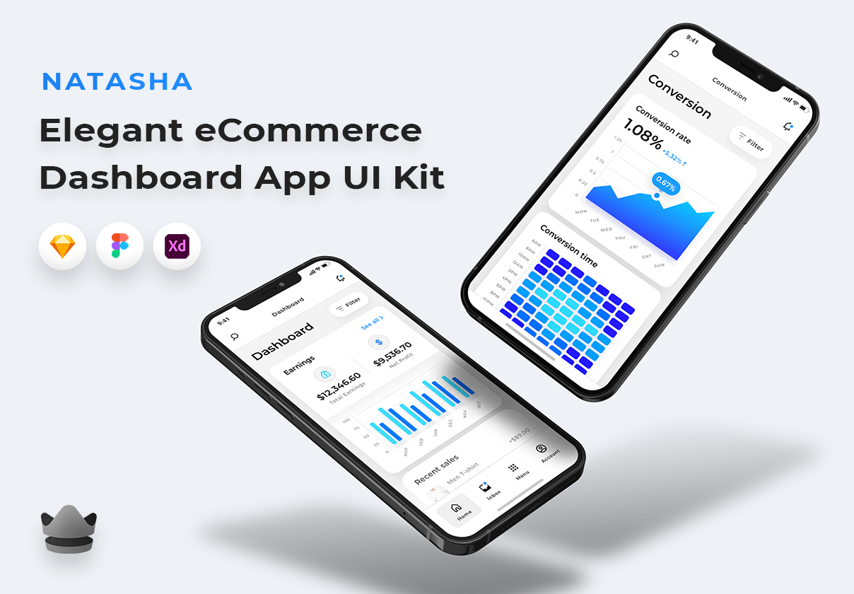 Natsha Mobile UI Kit