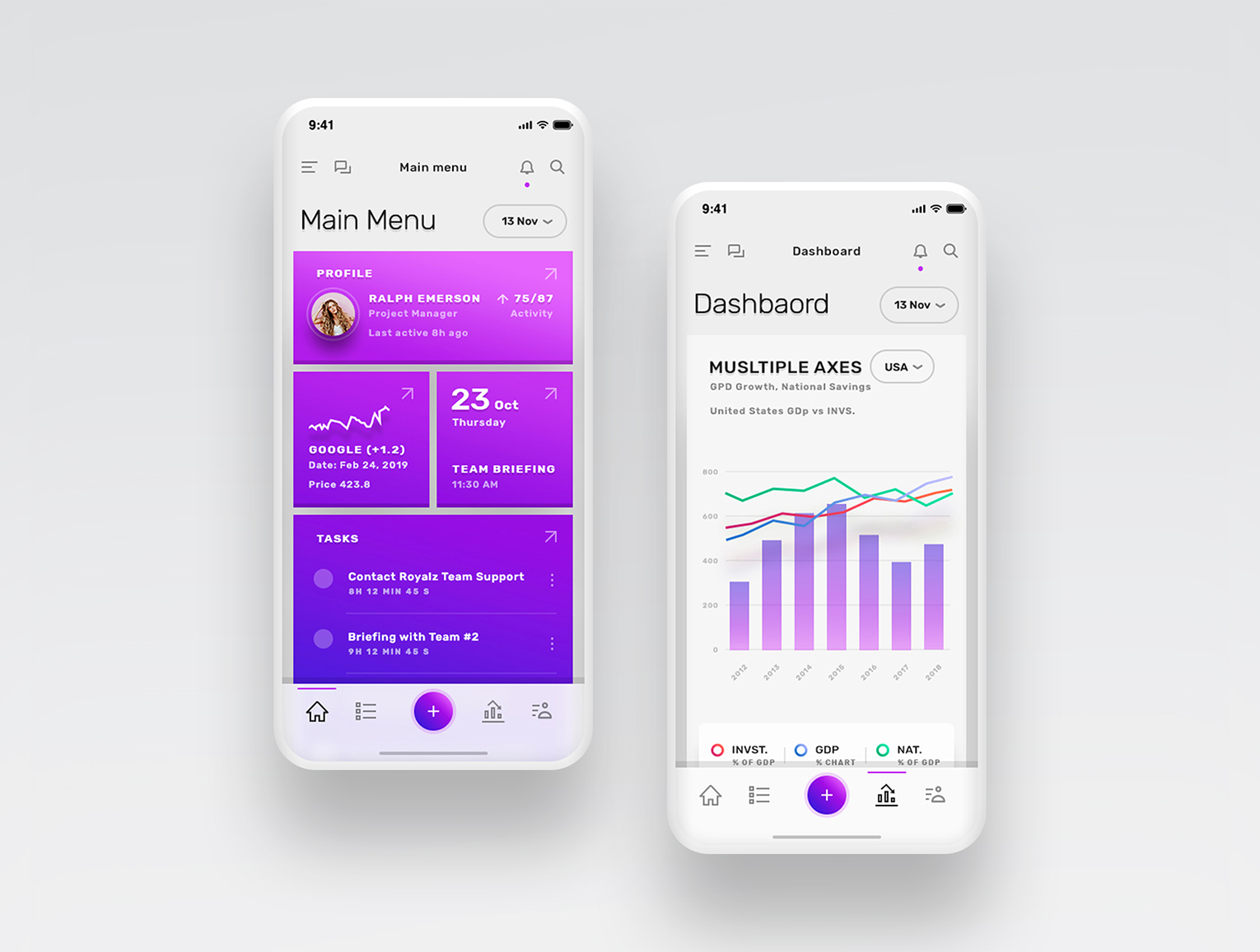 Vesper Mobile UI Kit