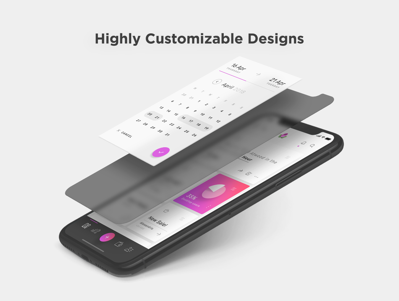 Violett Mobile UI Kit