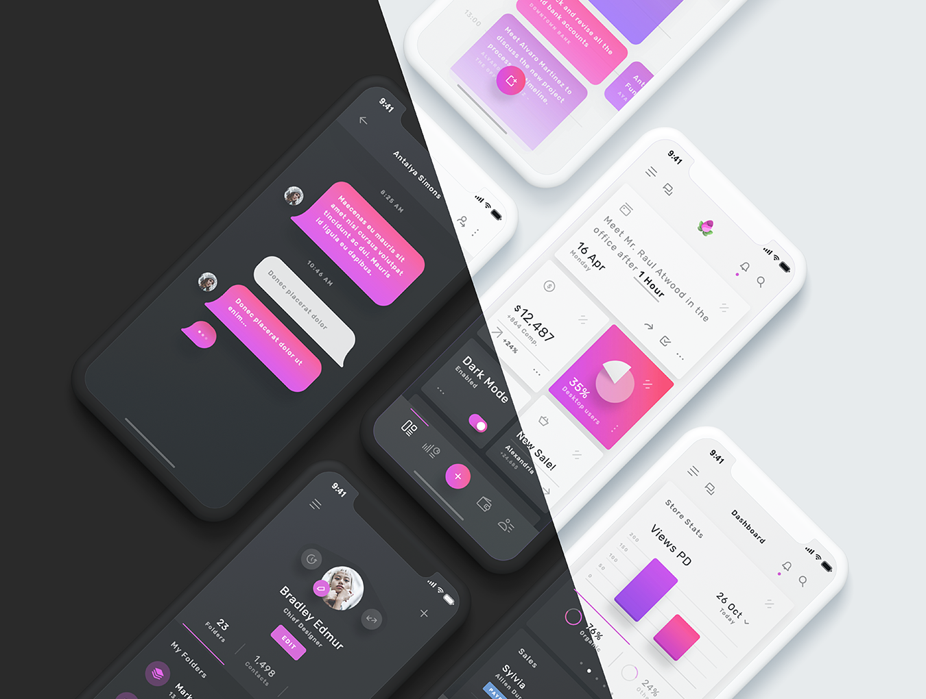 Violett Mobile UI Kit