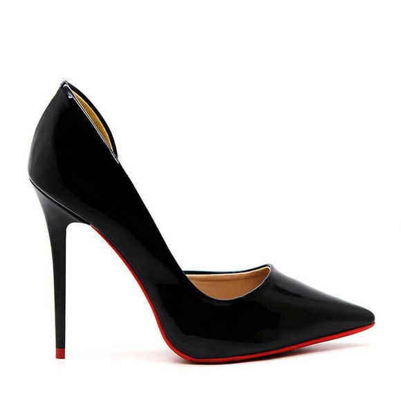 Scarpin-royalz-verniz-abertura-interna-sola-vermelha-salto-alto-penelope-preto